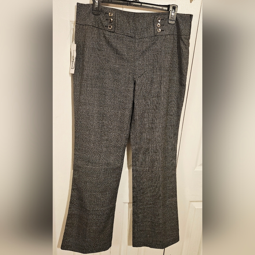 Dalia Collection Gray Trousers
